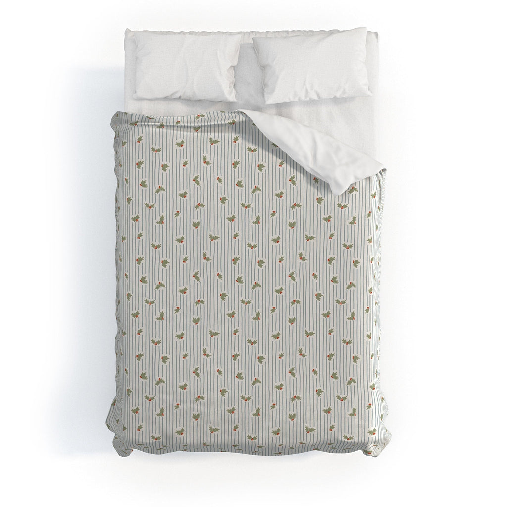 CoastL Studio Hand Drawn Holly Stripe Duvet Cover