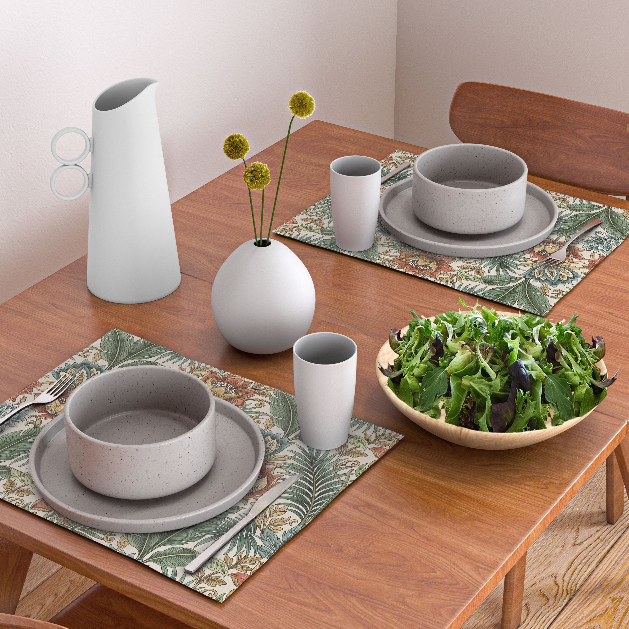Marta Barragan Camarasa Retro Jungle Garden Placemat