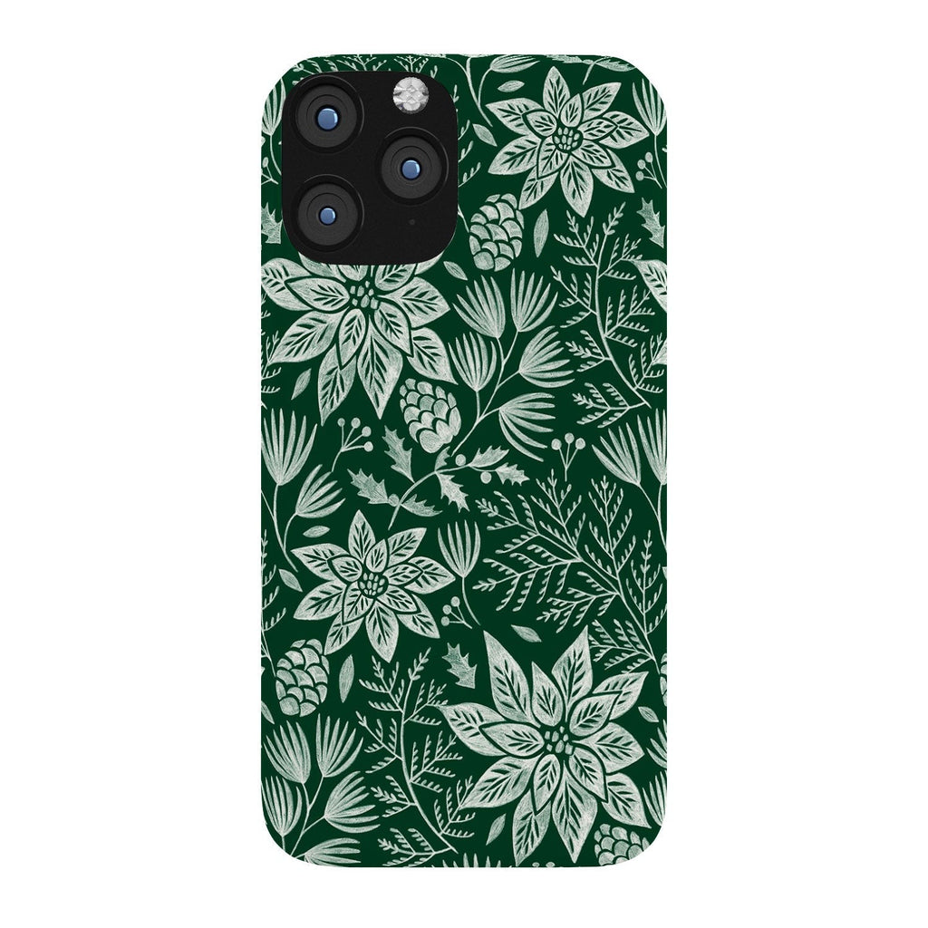 Pimlada Phuapradit Christmas Poinsettia Phone Case