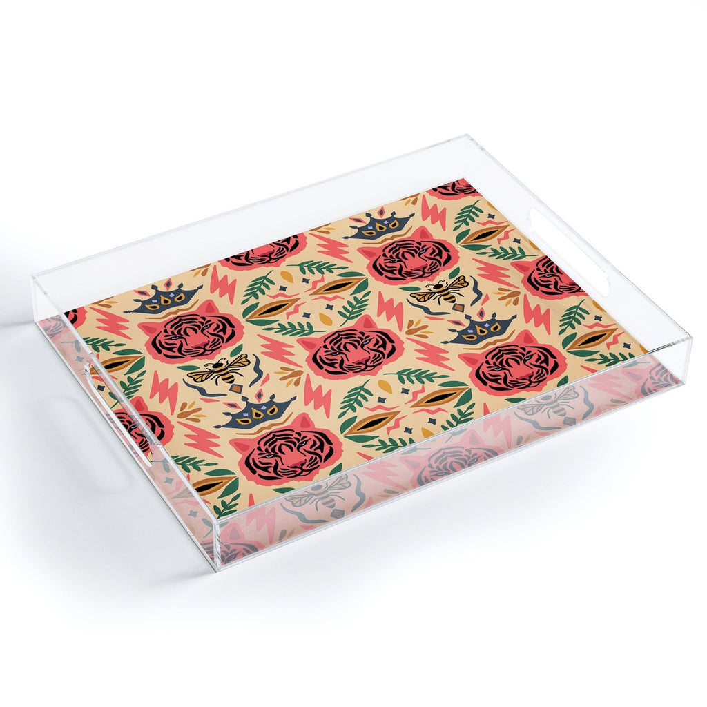 Design by Spark Tigress Queen Bee Acrylic Tray