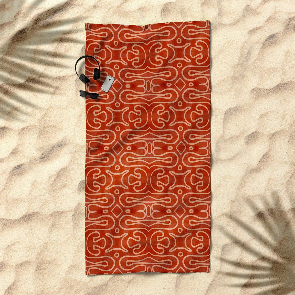 Mirimo Venexiana Burnt Orange Beach Towel