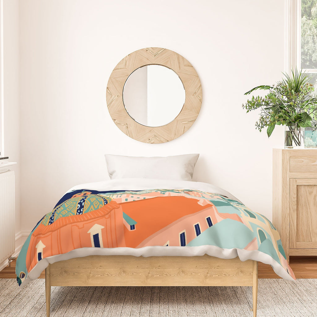 Valeria Frustaci Positano in Italy Duvet Cover