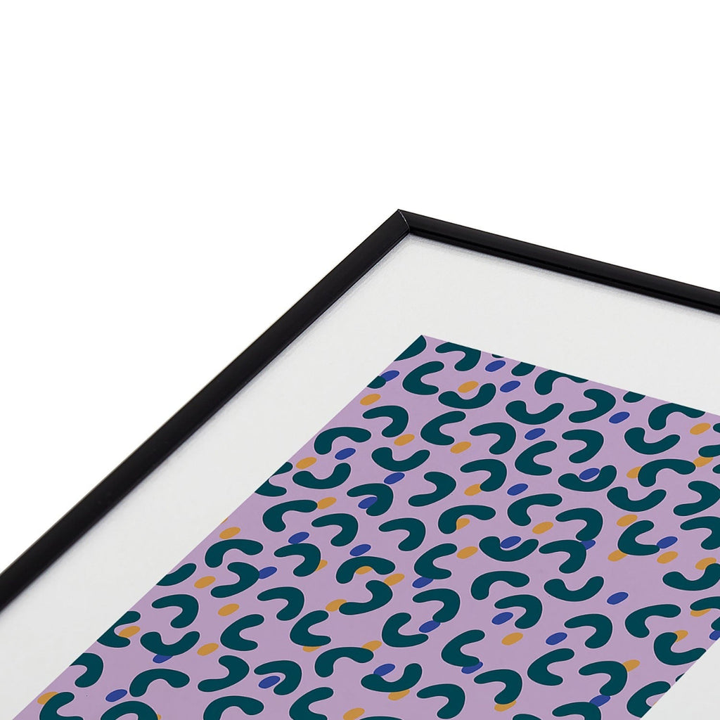 Camilla Foss Pebbles Mix Metal Framed Art Print