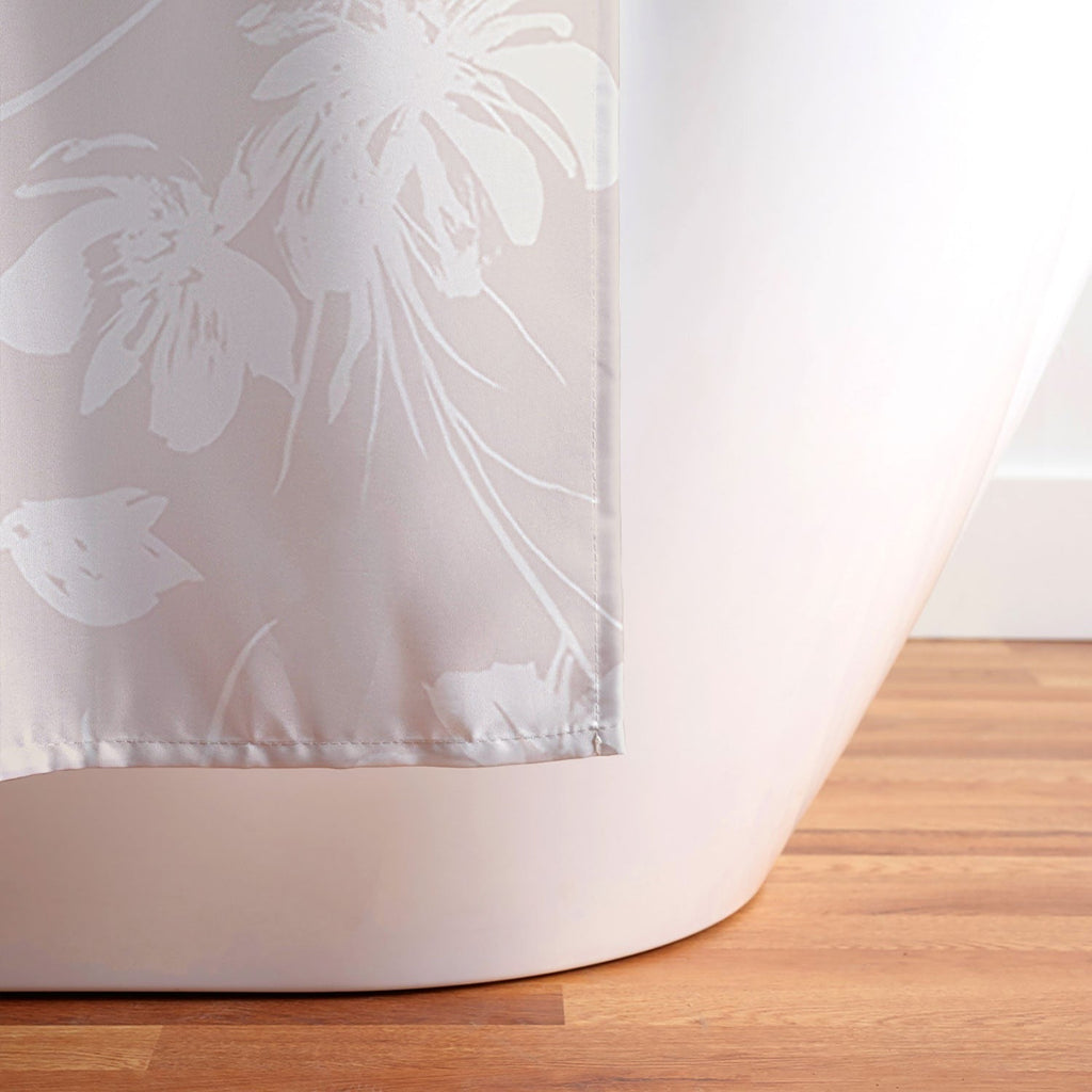 Gabriela Fuente Martine Neutral Shower Curtain