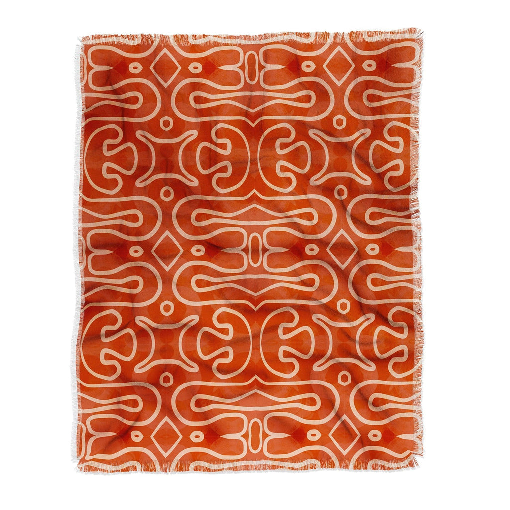 Mirimo Venexiana Burnt Orange Throw Blanket