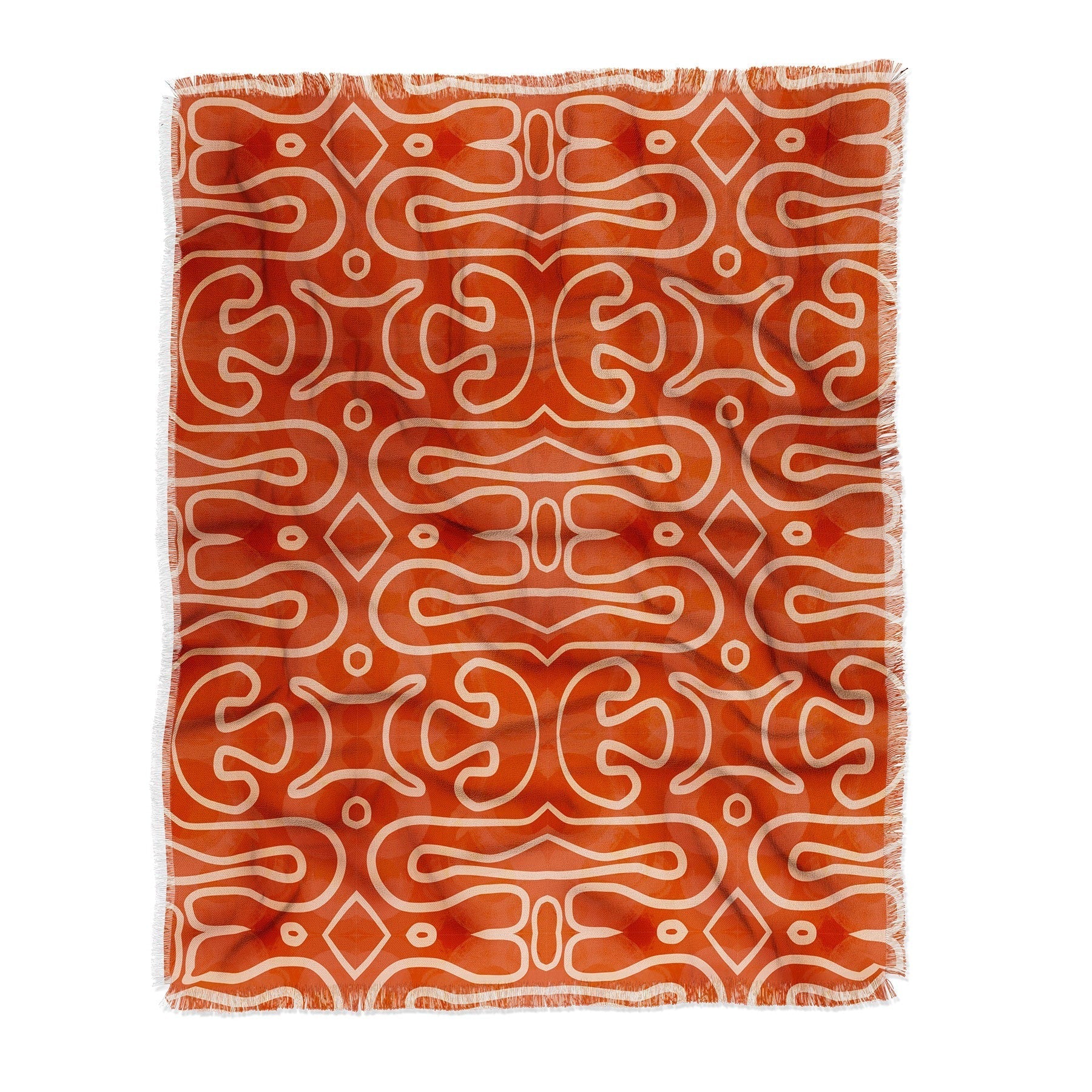 Mirimo Venexiana Burnt Orange Throw Blanket