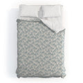 CoastL Studio Palm Forest Coastal Blue Duvet Cover