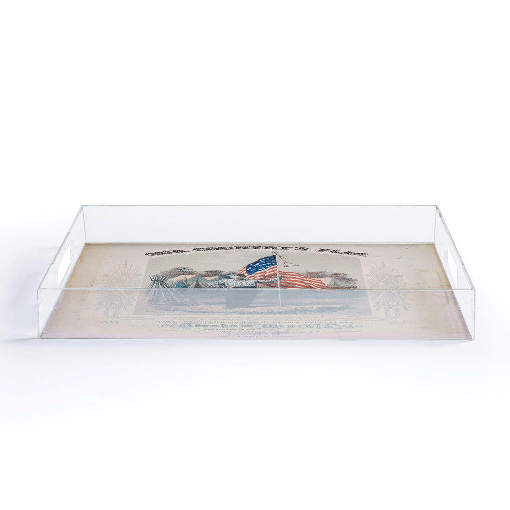 DENY Designs Our Country s Flag Acrylic Tray