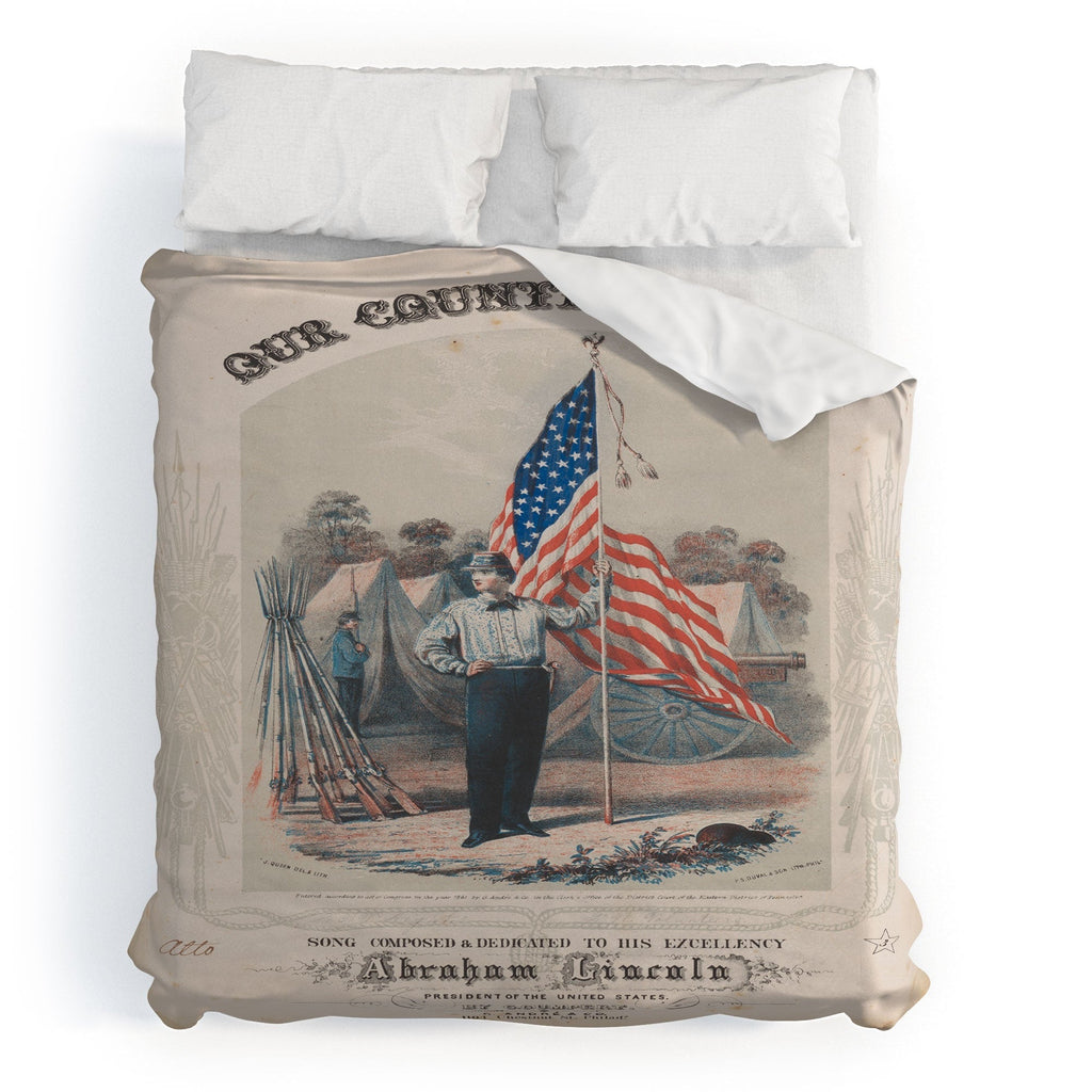 DENY Designs Our Country s Flag Duvet Cover