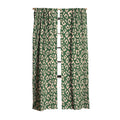 Avenie BR Cheetah Print In Green Blackout Window Curtain
