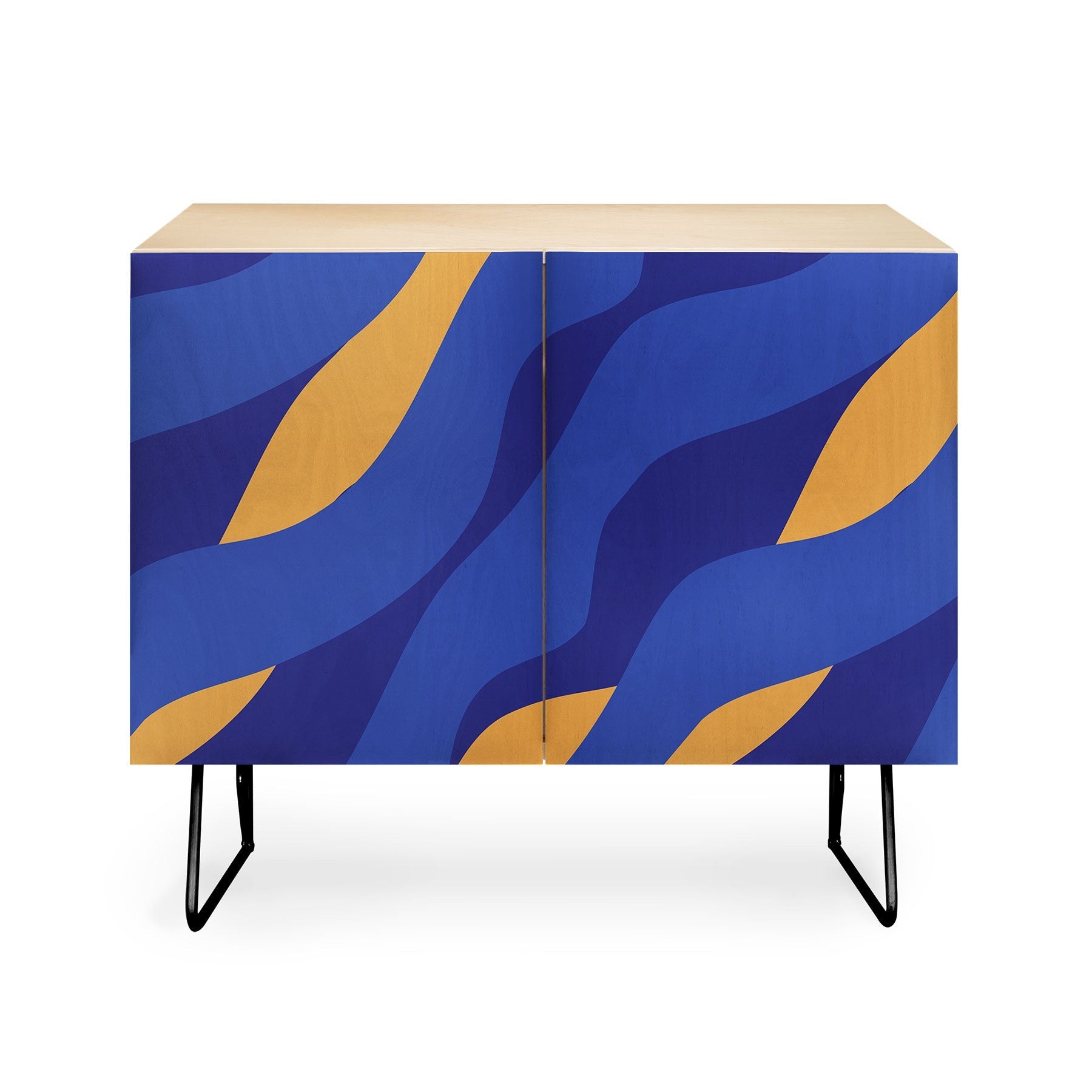 Camilla Foss Pebbles in Stream Credenza