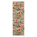 Ninola Design Botanic Retreat Painterly Tropical Flowers Sage Green Yoga Towel