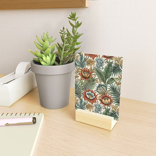 Marta Barragan Camarasa Retro Jungle Garden Mini Art Print