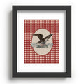 DENY Designs Gingham Eagle Recessed Framing Rectangle