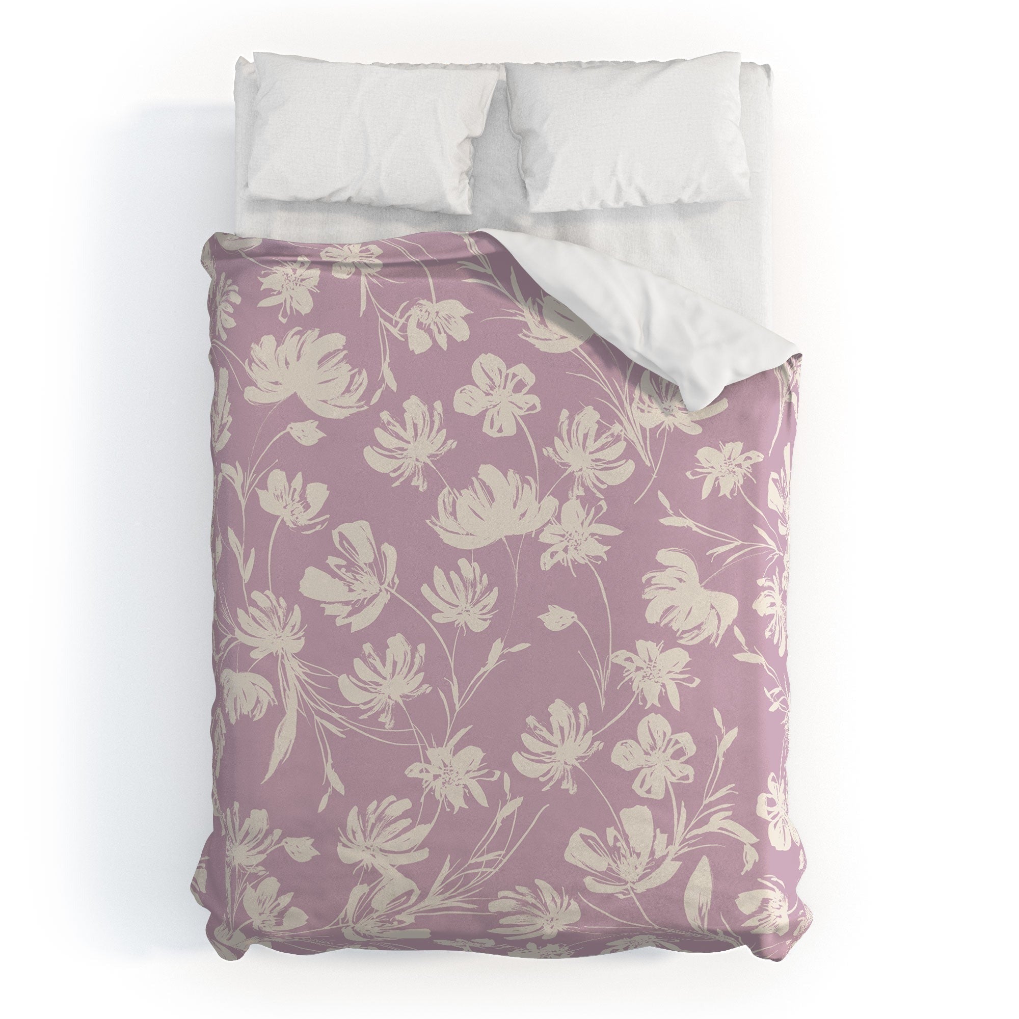 Gabriela Fuente Martine Lilac Duvet Cover