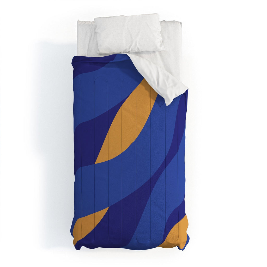 Camilla Foss Pebbles in Stream Comforter