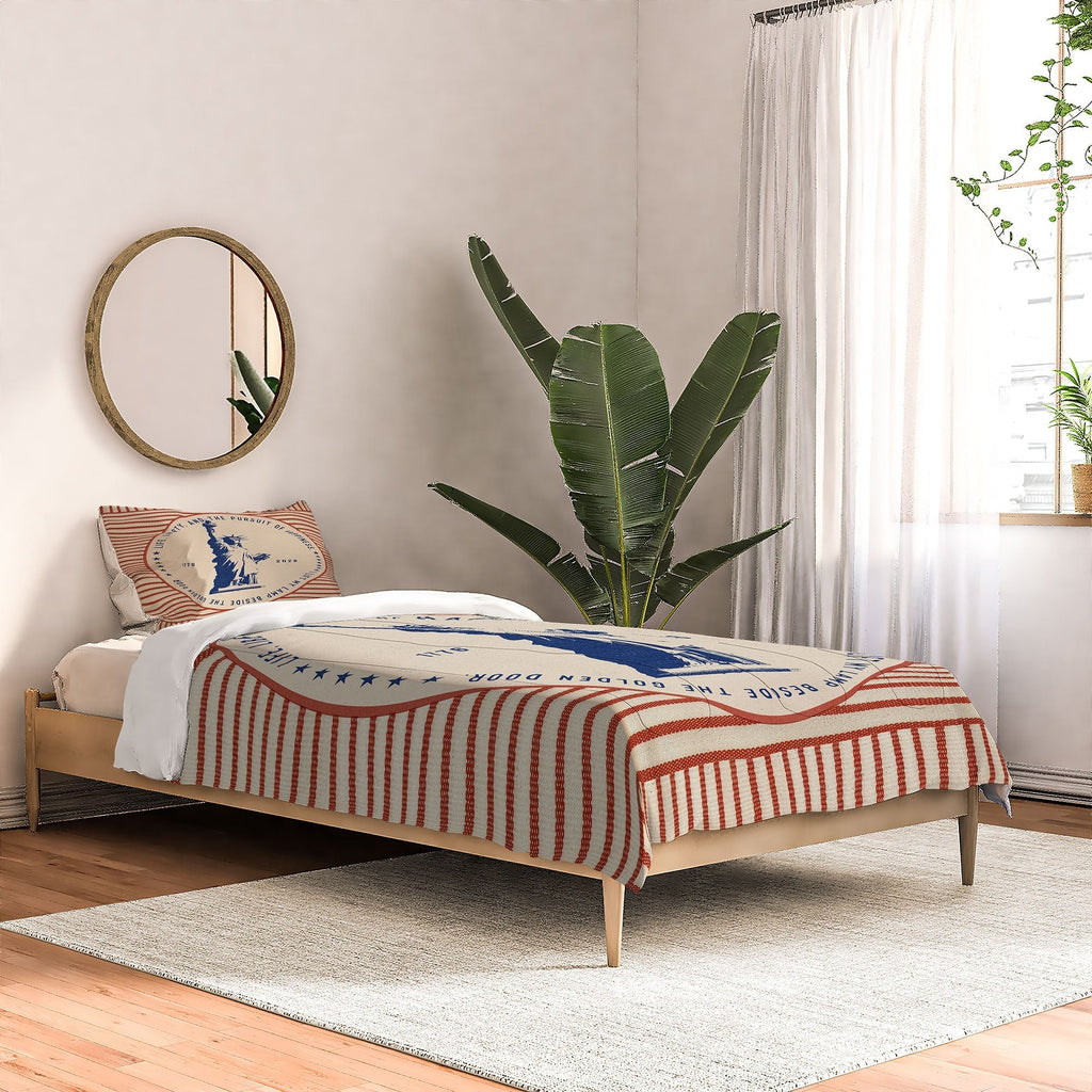 DENY Designs Life Liberty Comforter