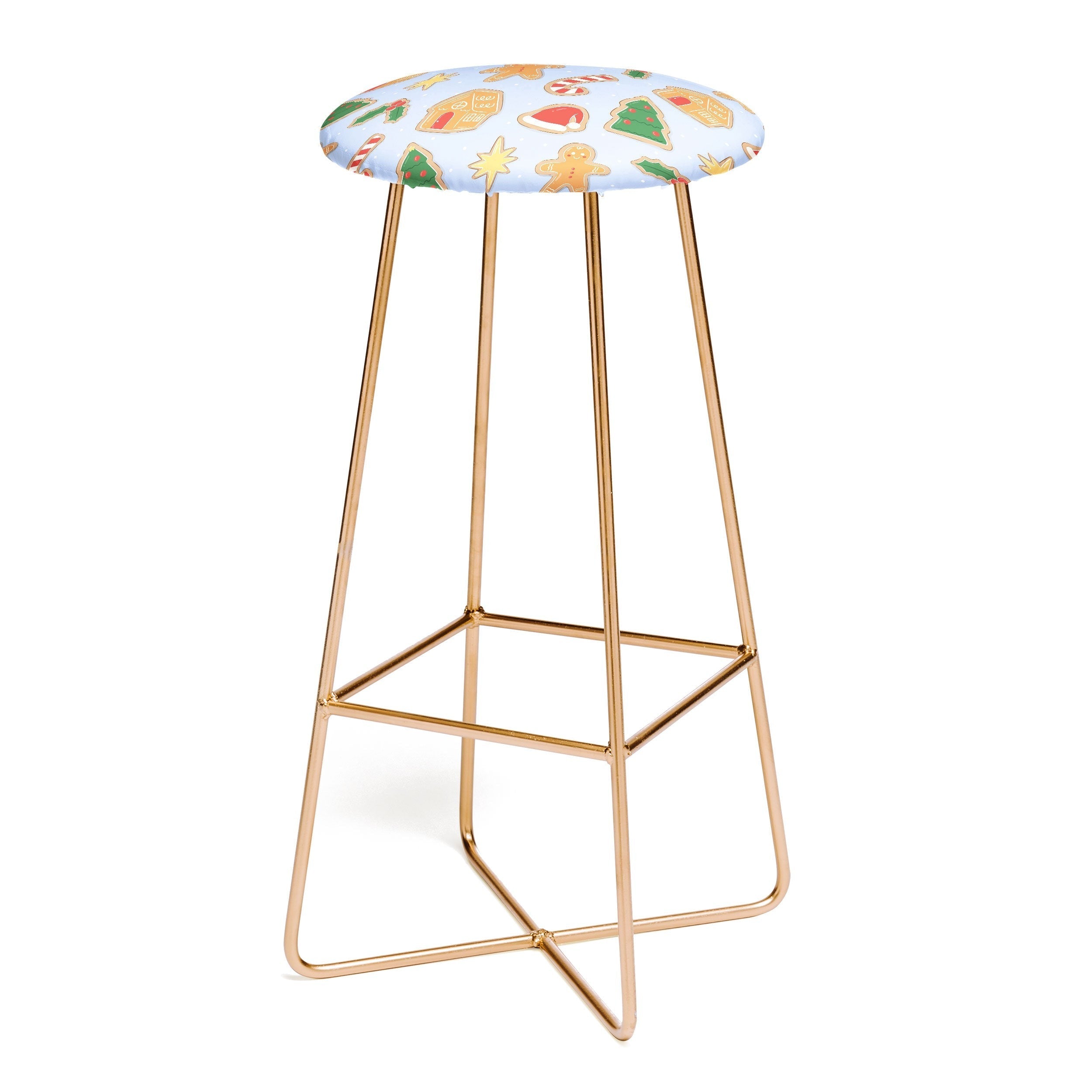 Love_Ryming Christmas Cookies Bar Stool