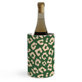 Avenie BR Cheetah Print In Green Wine Chiller