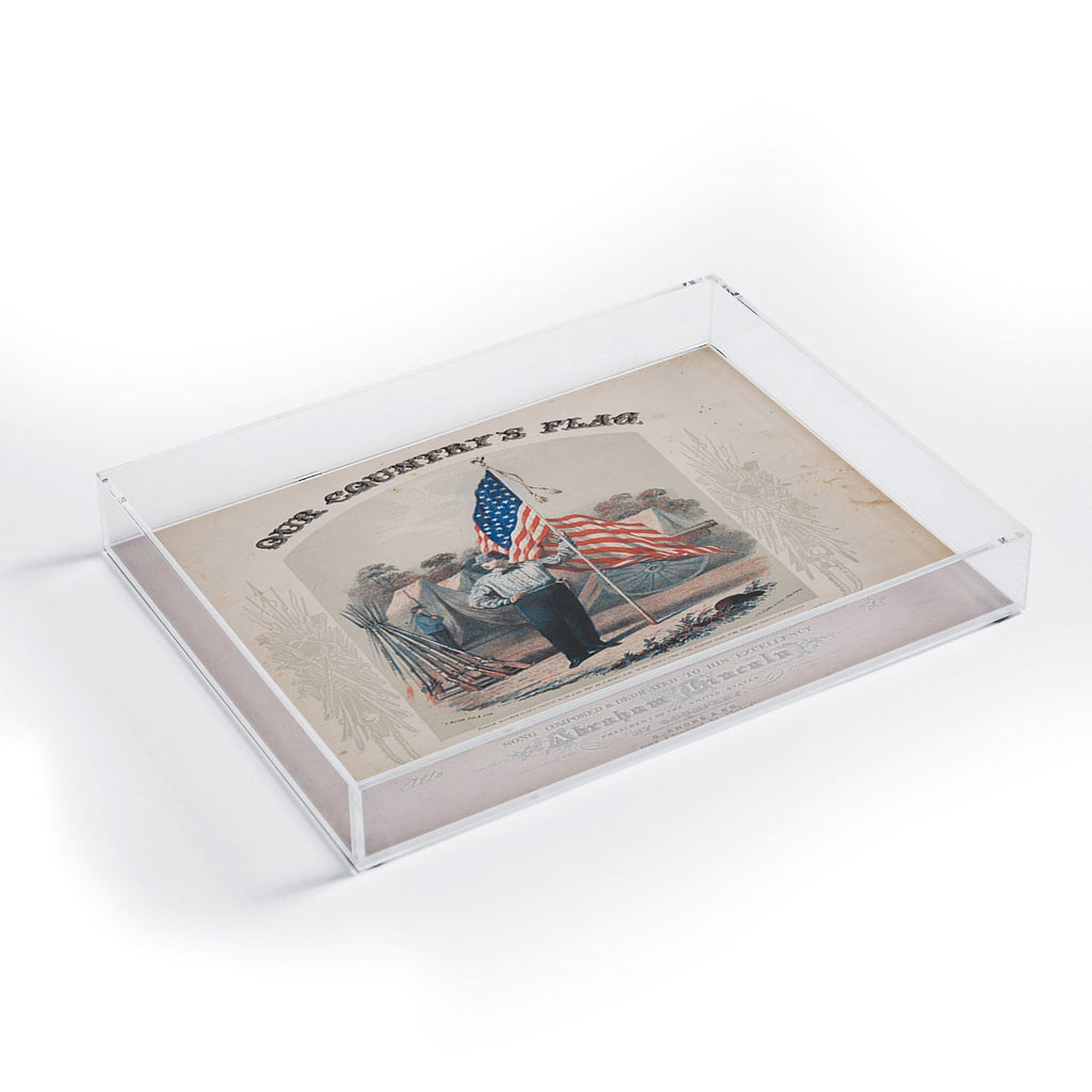 DENY Designs Our Country s Flag Acrylic Tray
