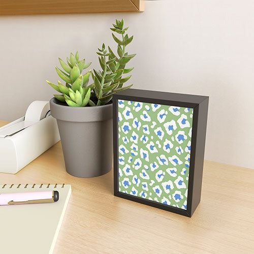 Avenie BR Cheetah Print Framed Mini Art Print