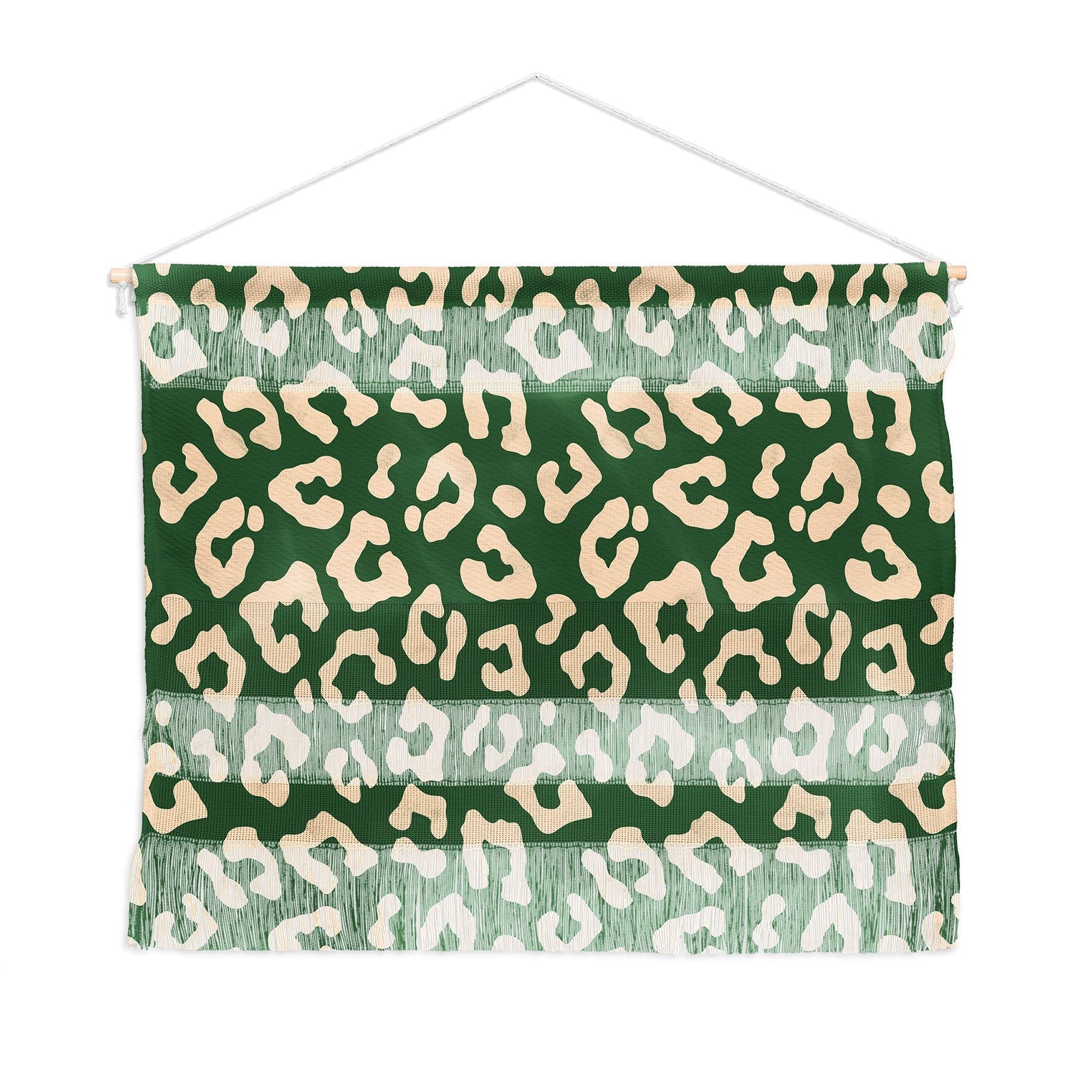 Avenie BR Cheetah Print In Green Wall Hanging Landscape