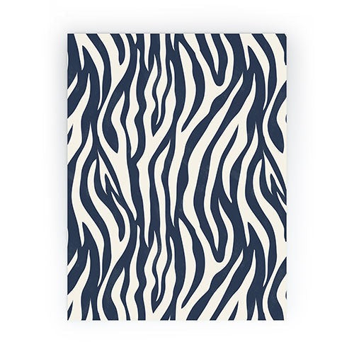 Avenie BR Navy Tiger Stripes Mini Art Print