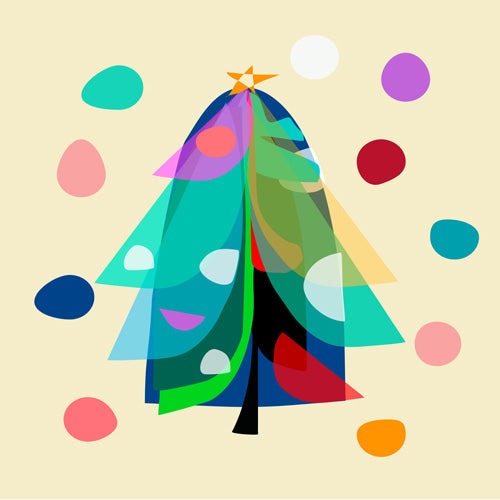 Mirimo Decorated Tree Shower Curtain