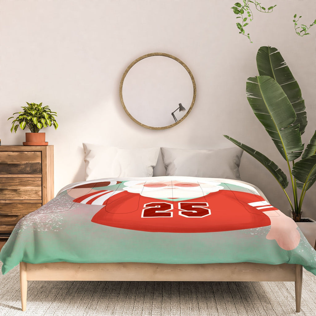 Design by Spark Sporty Football Santa Comforter