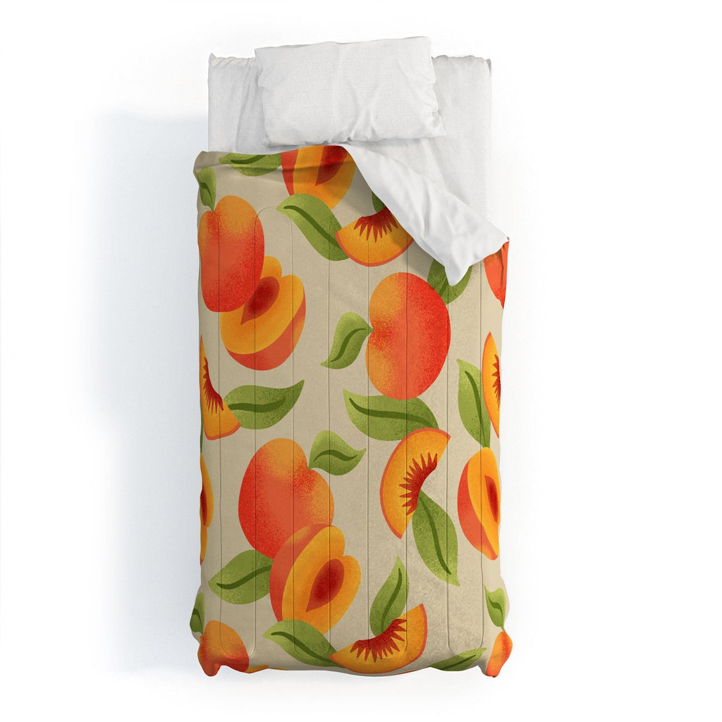 Jessica Molina Peach Pattern Comforter