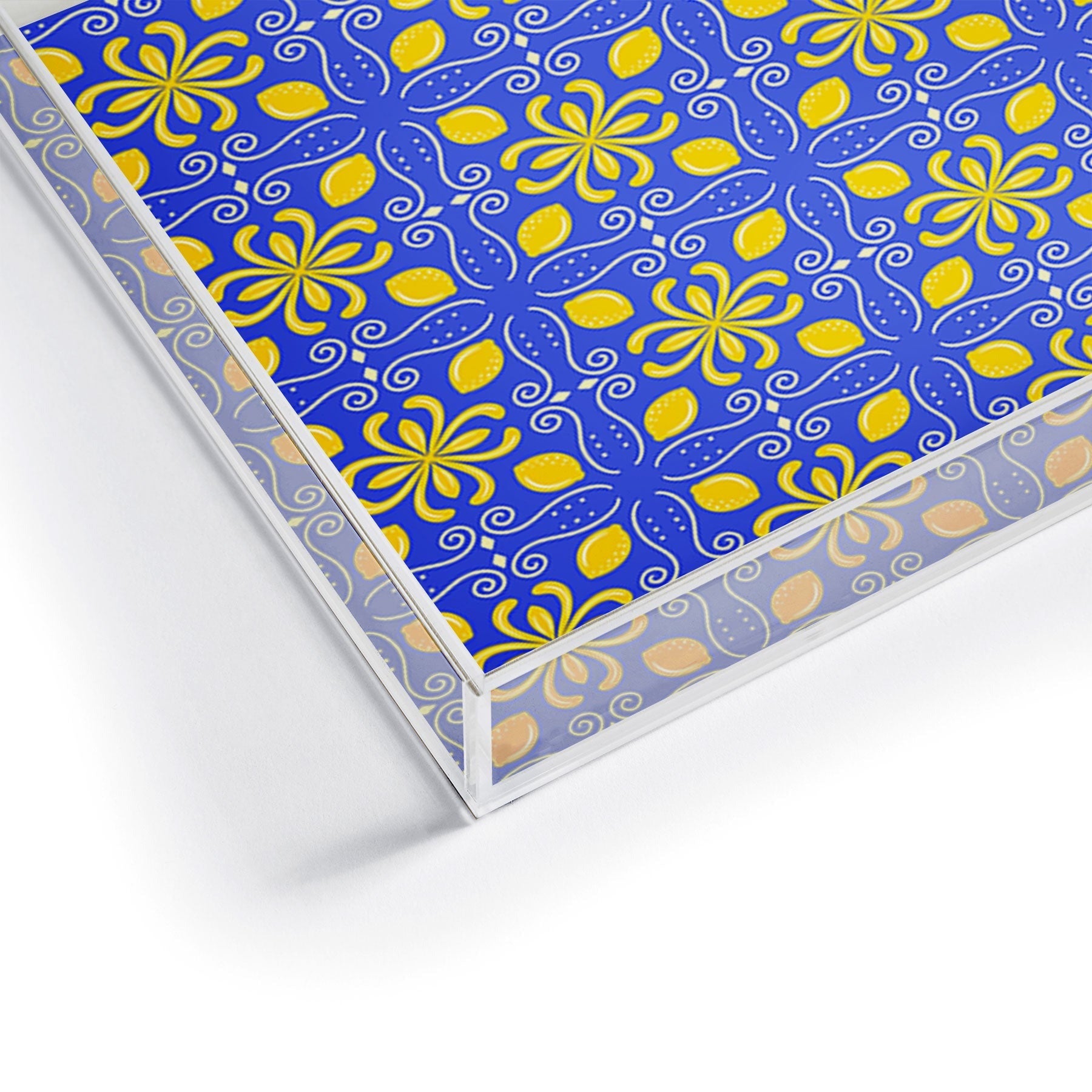 Design by Spark Dolce Vita Lemon Tile Acrylic Tray