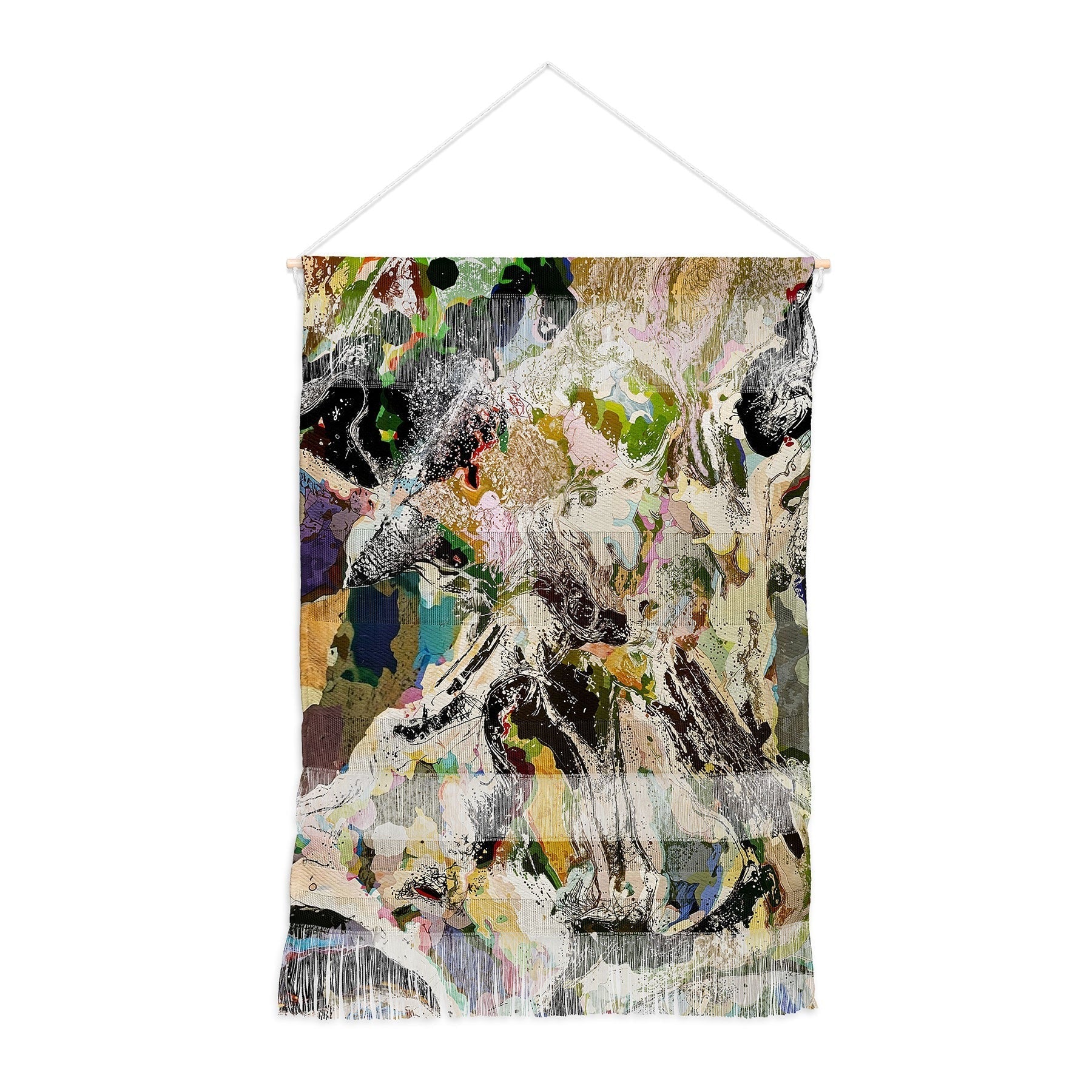 83 Oranges Echoes Beneath the Surface Wall Hanging Portrait