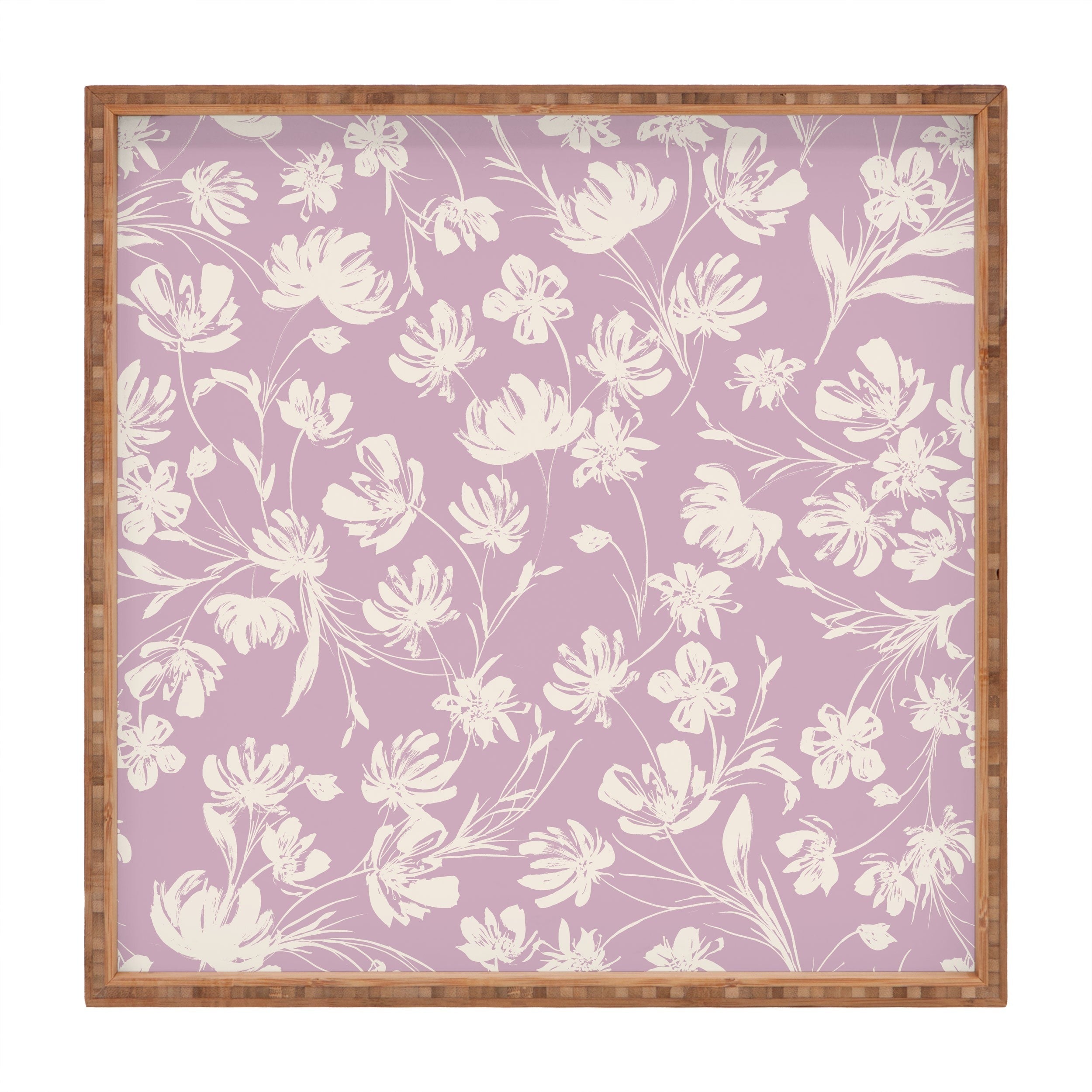 Gabriela Fuente Martine Lilac Square Tray