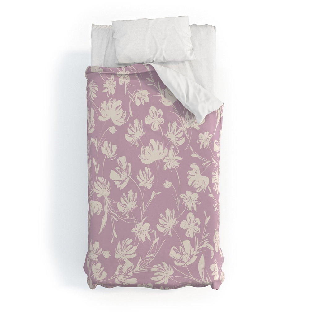 Gabriela Fuente Martine Lilac Duvet Cover
