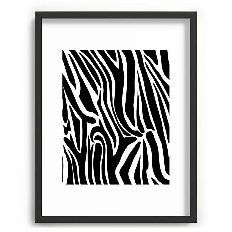 Jennifer Labre Wild Zebra Recessed Framing Rectangle