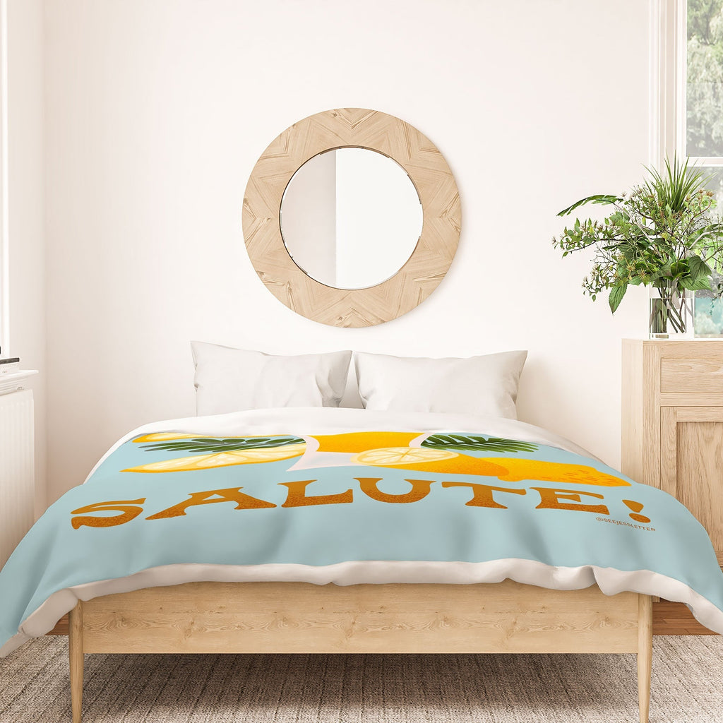 Jessica Molina Limoncello Cocktail Duvet Cover