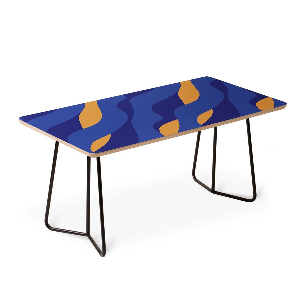Camilla Foss Pebbles in Stream Coffee Table