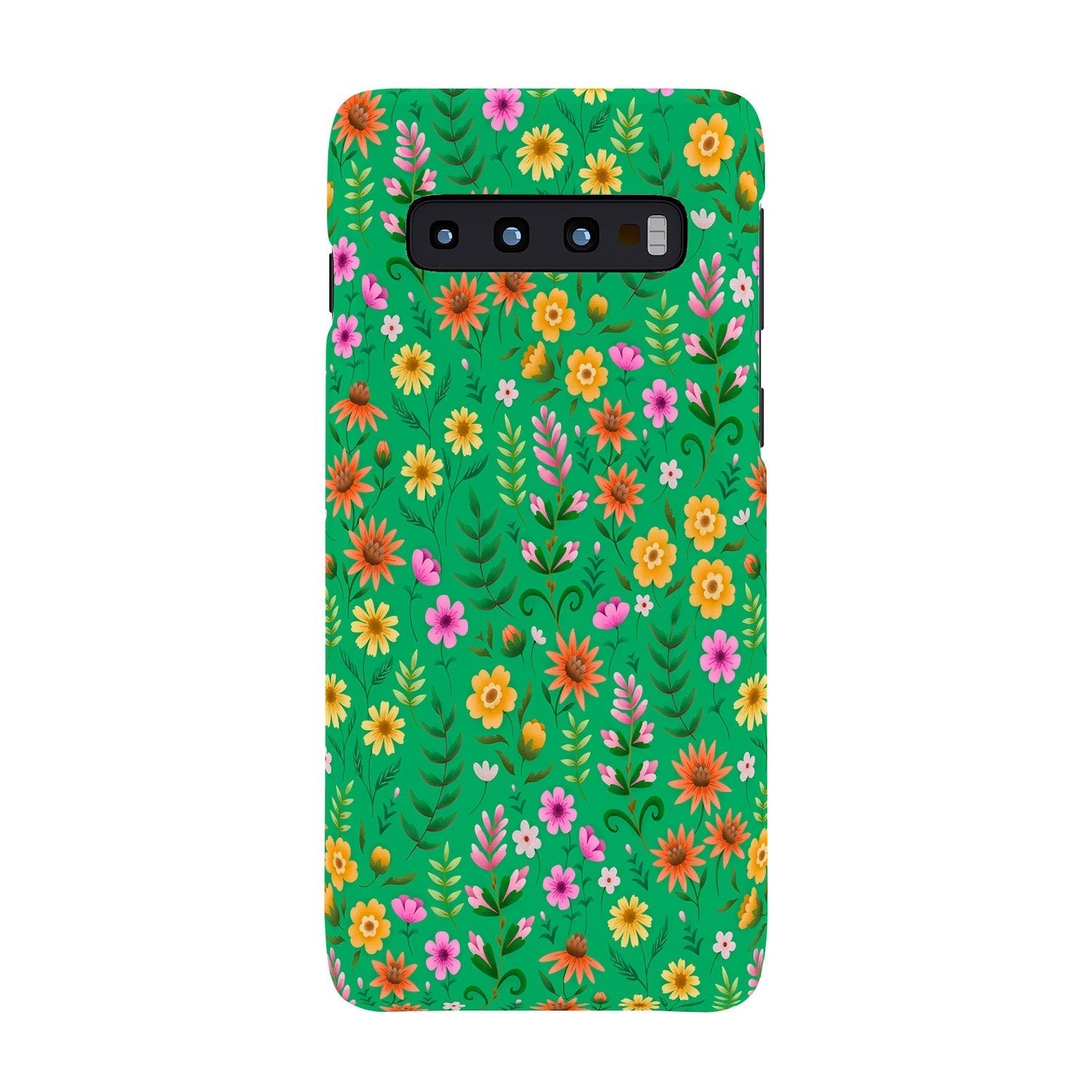 Pimlada Phuapradit Ditsy Spring Floral Green Phone Case