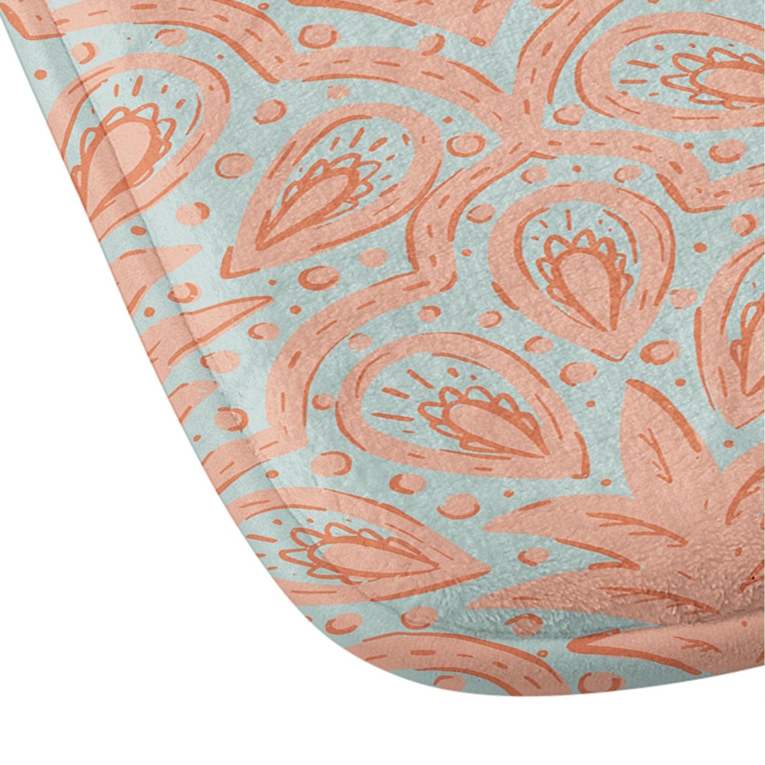 CoastL Studio Palm Scallop Memory Foam Bath Mat