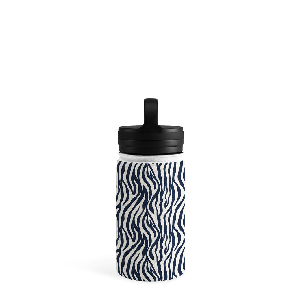 Avenie BR Navy Tiger Stripes Water Bottle