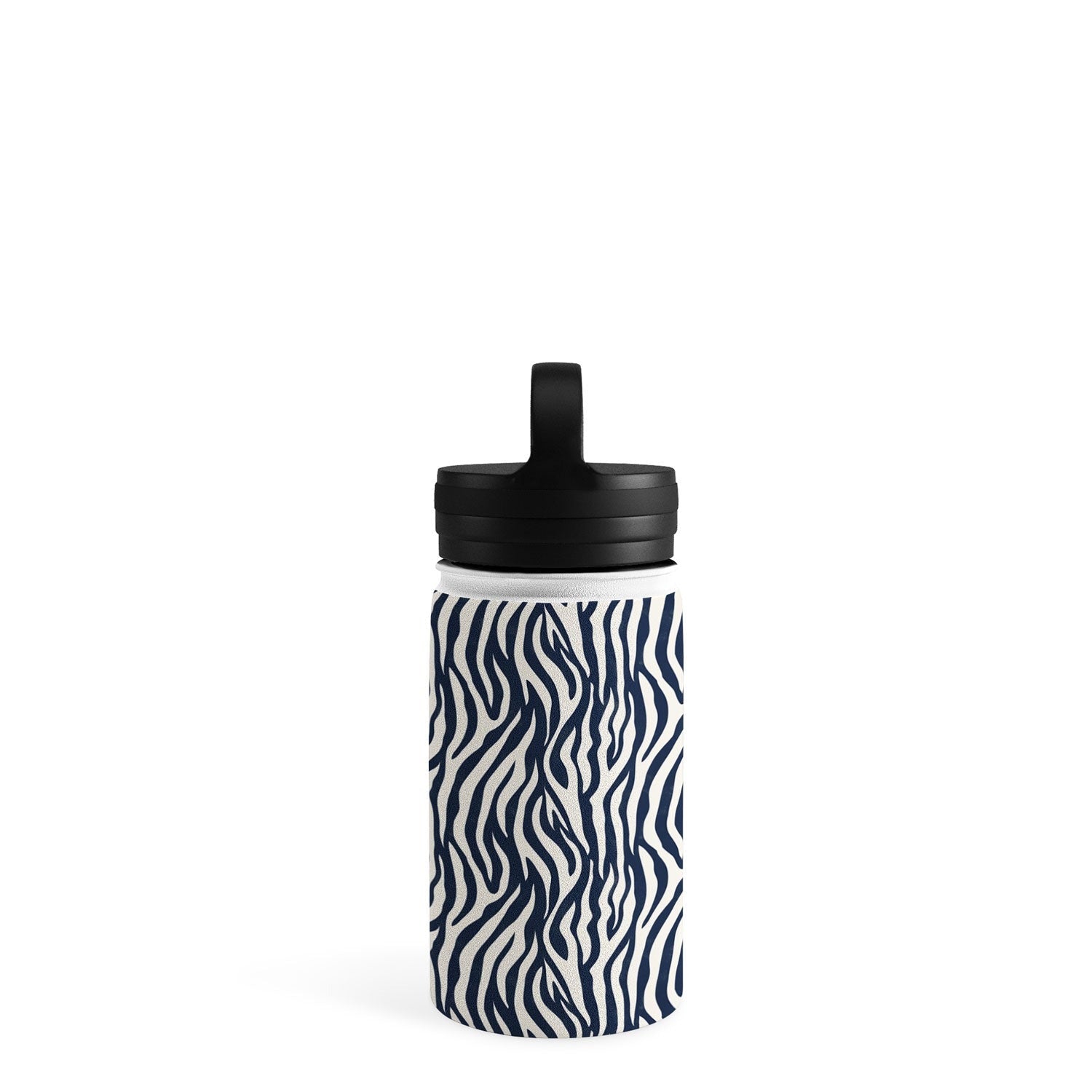 Avenie BR Navy Tiger Stripes Water Bottle