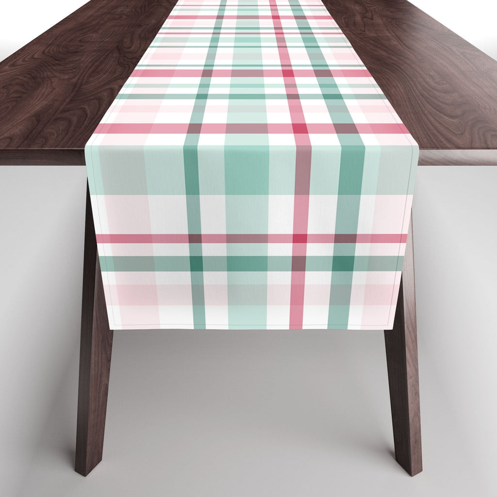 Lisa Argyropoulos Merry Vintage Plaid Table Runner