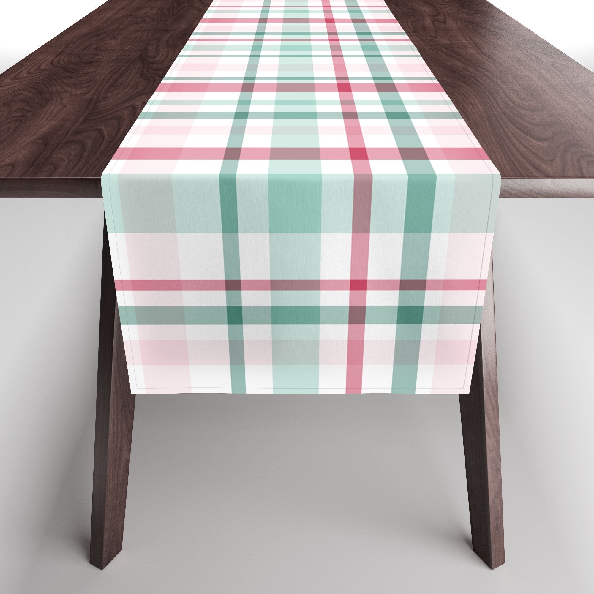 Lisa Argyropoulos Merry Vintage Plaid Table Runner