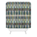 Marta Barragan Camarasa Dynamic Linear Blocks Shower Curtain