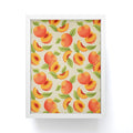 Jessica Molina Peach Pattern Framed Mini Art Print