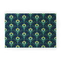Design by Spark Peacock Deco Feathers Welcome Mat