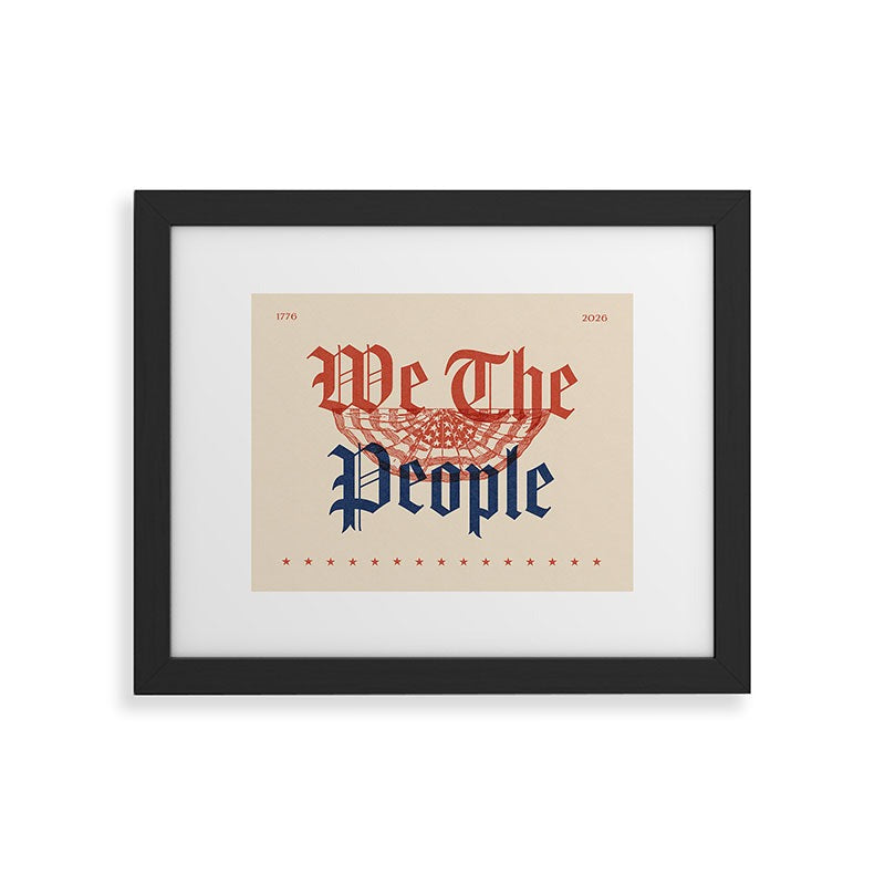 DENY Designs We The People ii Framed Art Print
