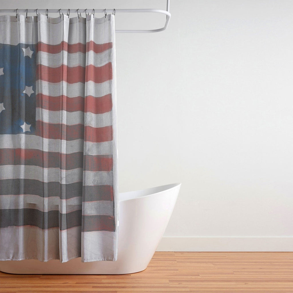 DENY Designs Flag Attributed to Elizabeth Schuyler Hamilton Shower Curtain
