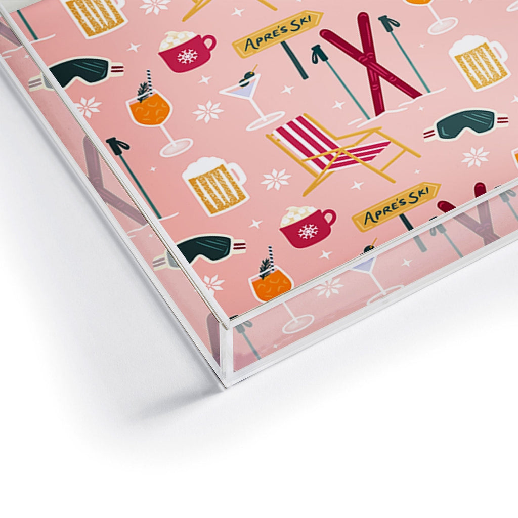 Design by Spark Apres Ski Holiday Acrylic Tray