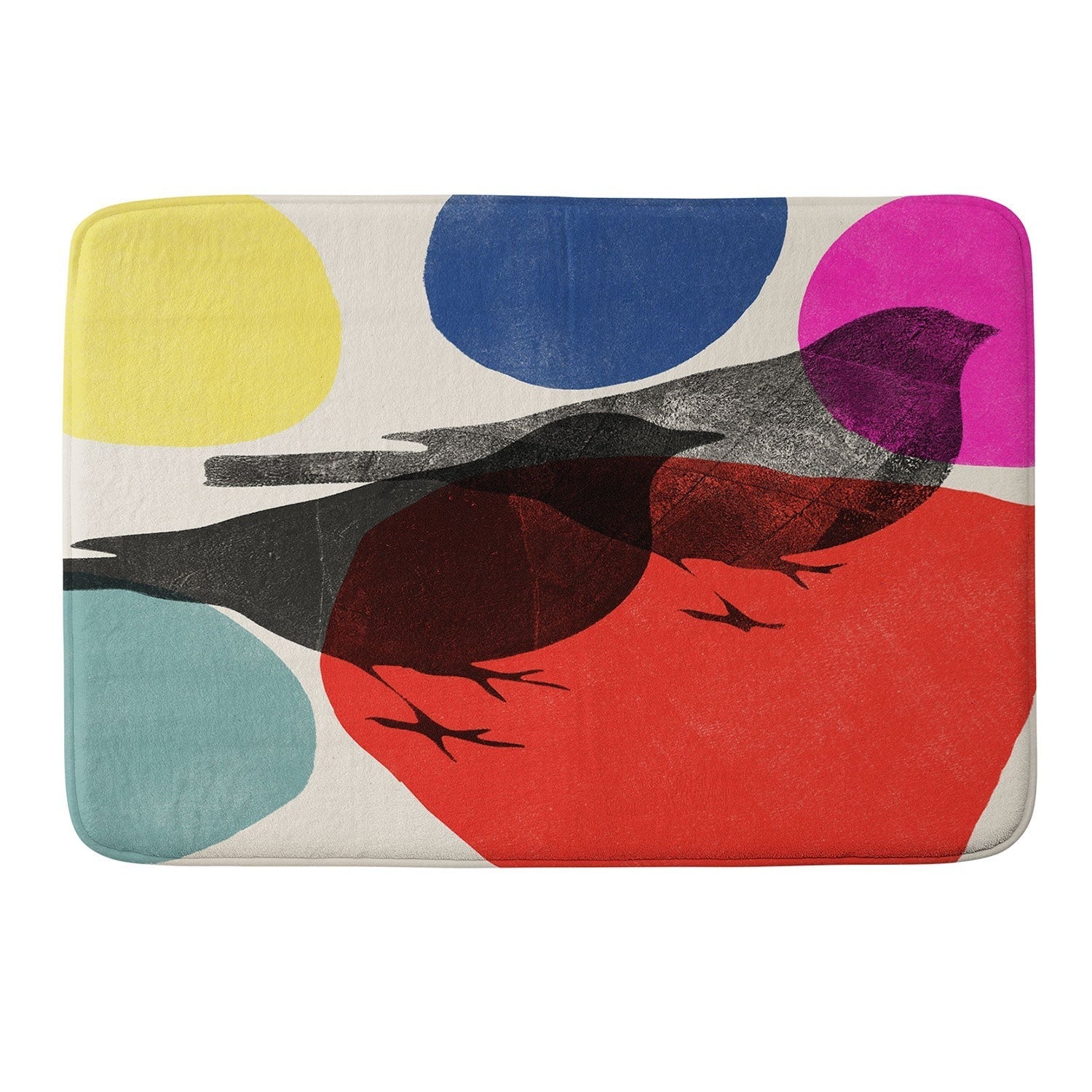 Garima Dhawan wild 2d Memory Foam Bath Mat
